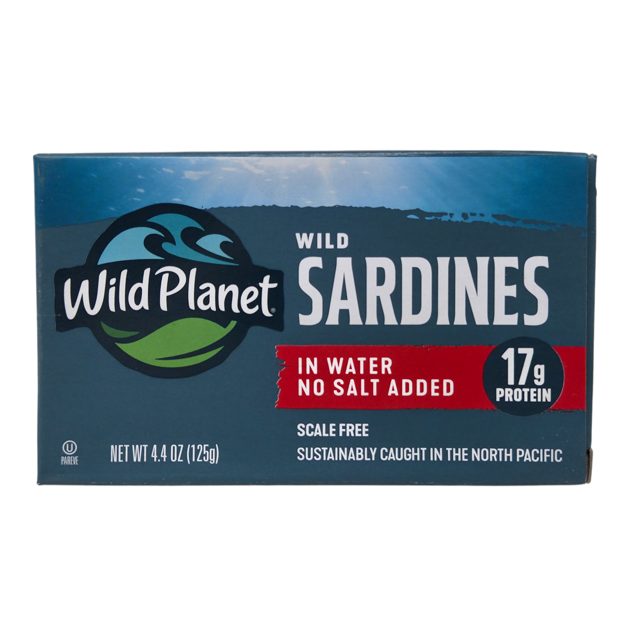 Wild Planet No Salt Added Wild Sardines in Water - 4.4oz.